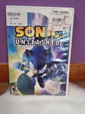 Wii Sonic Unleashed Video Game